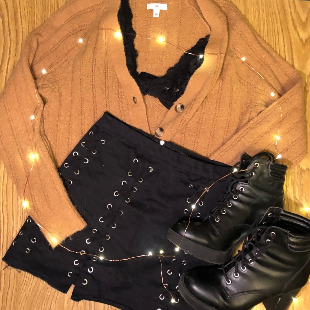 BP. Mustard Yellow Cardigan